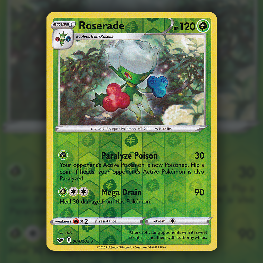 004/202 - Roserade (Reverse Holo)