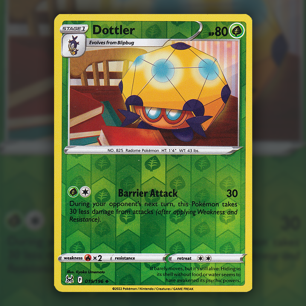 019/196 - Dottler (Reverse Holo) Pokemon Card | Lost Origin Cup of Cards 019/196 - Dottler (Reverse Holo) Pokemon Card | Lost Origin Cup of Cards