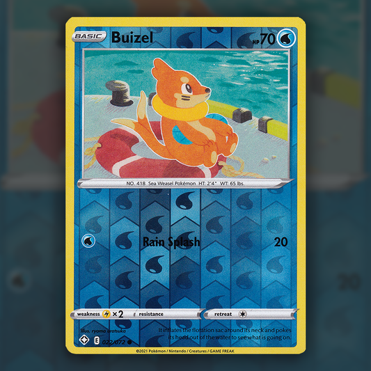022/072 - Buizel (Reverse Holo)