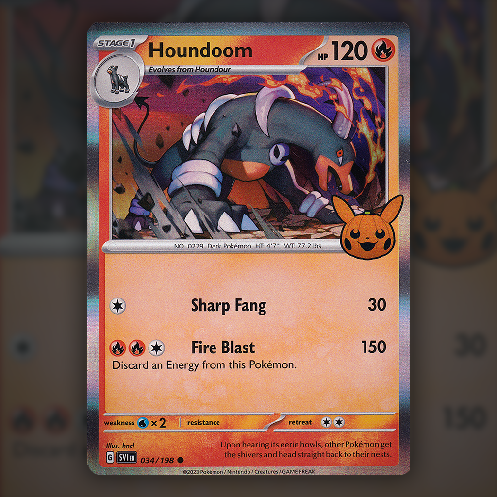 034/198 - Houndoom (Trick or Trade 2023)