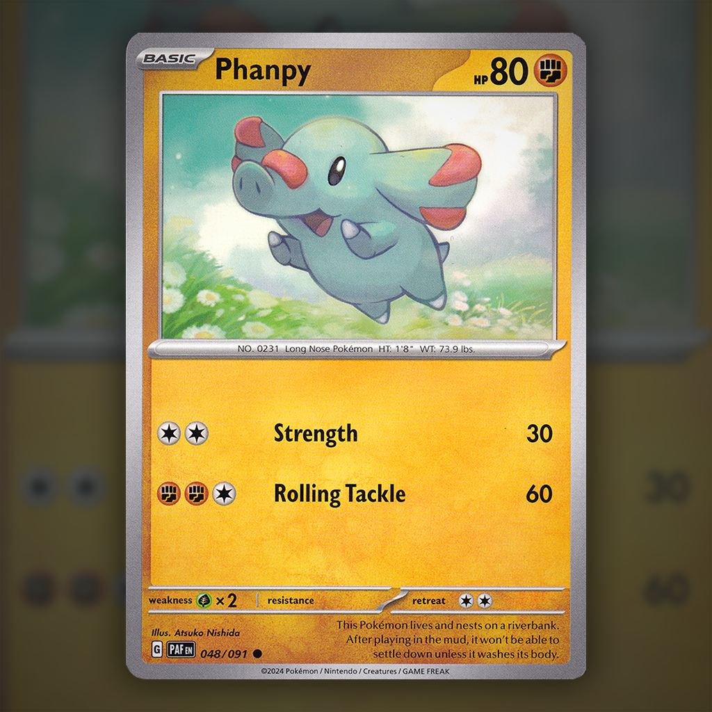 phanpy pokemon card 048/091 - Phanpy Pokemon Card