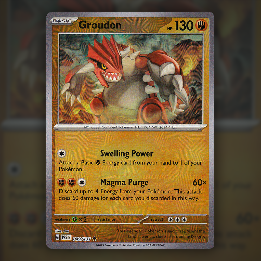 049/131 - Groudon (Reverse Holo) (Pokeball)