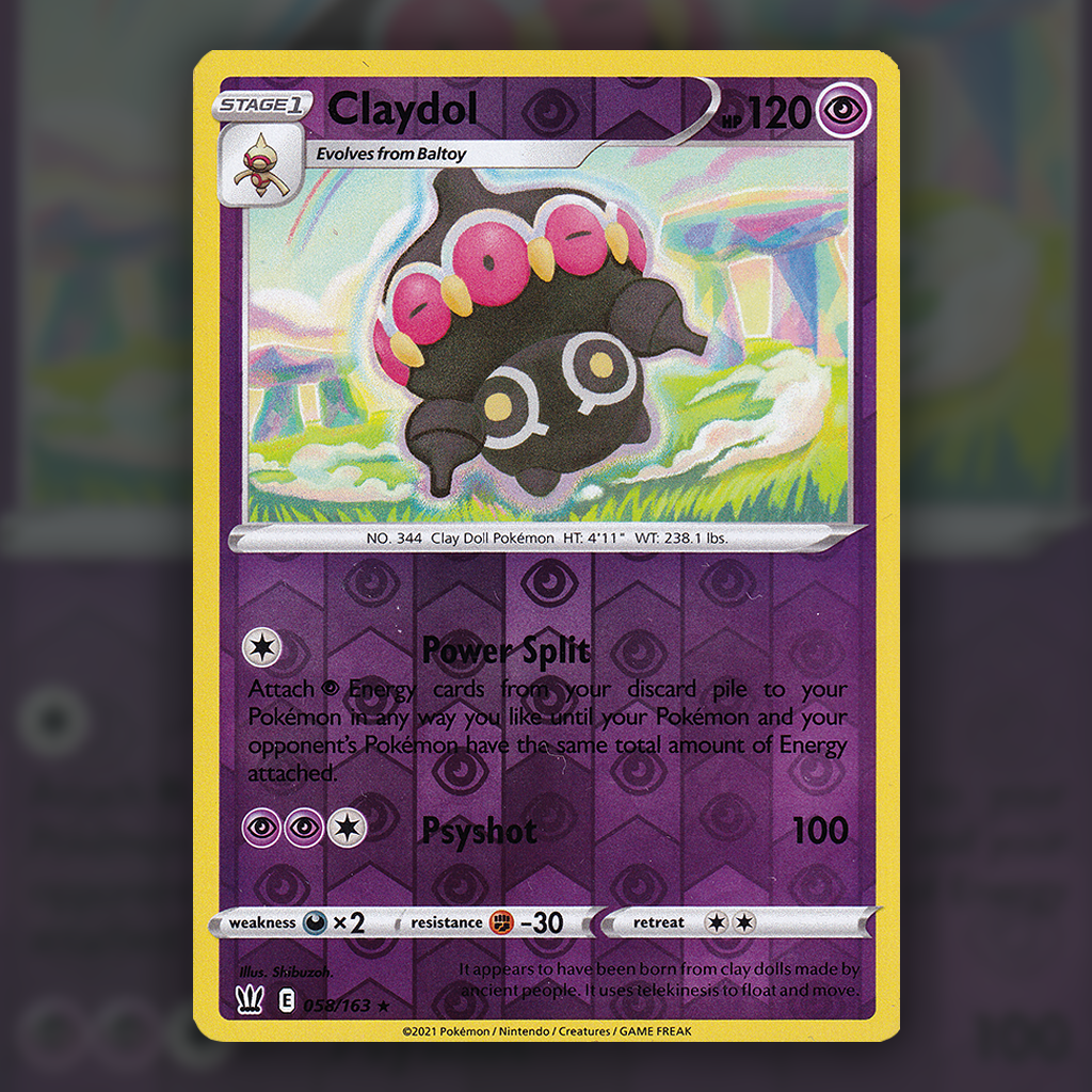 pokemon claydol card 058/163 - Claydol (Reverse Holo) Pokemon Card