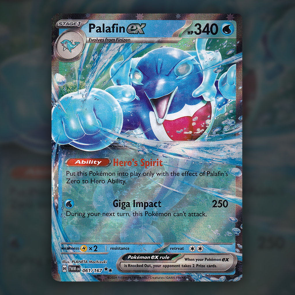 061/167 - Palafin ex Pokemon Card | Twilight Masquerade Cup of Cards 061/167 - Palafin ex Pokemon Card | Twilight Masquerade Cup of Cards