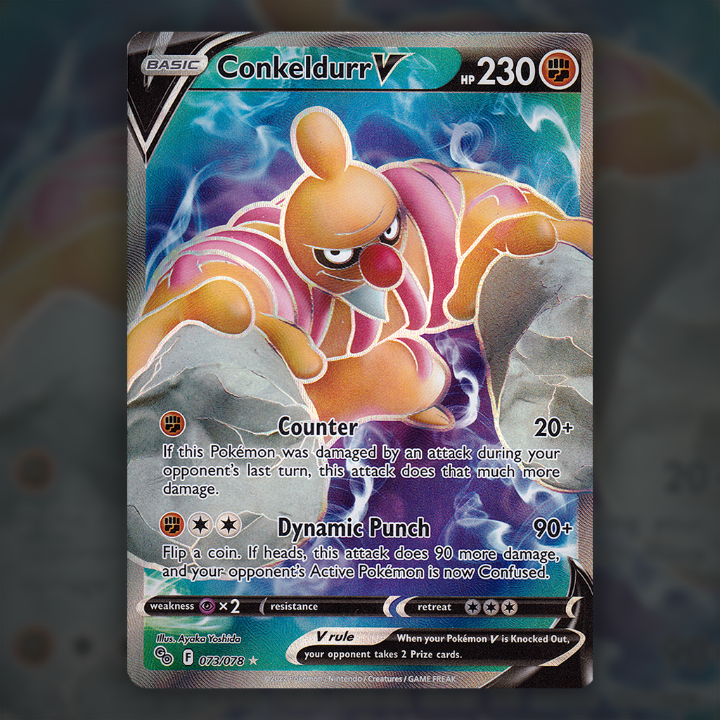 pokemon conkeldurr card (65) - Noble Victories Card Number / Rarity Conkeldurr V Pokemon Card Like