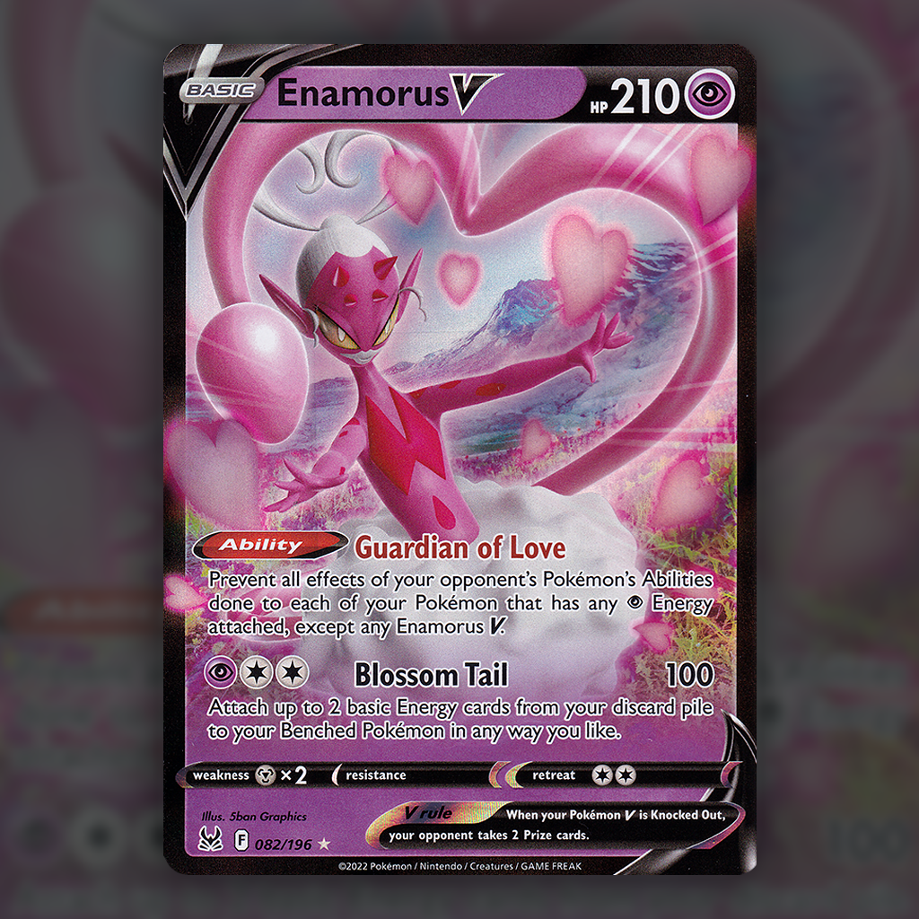 082/196 - Enamorus V Pokemon Card | Lost Origin Cup of Cards 082/196 - Enamorus V Pokemon Card | Lost Origin Cup of Cards
