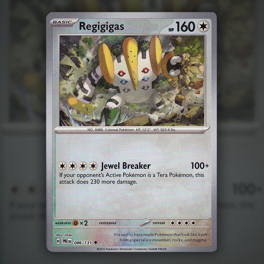086/131 - Regigigas (Reverse Holo) (Pokeball)
