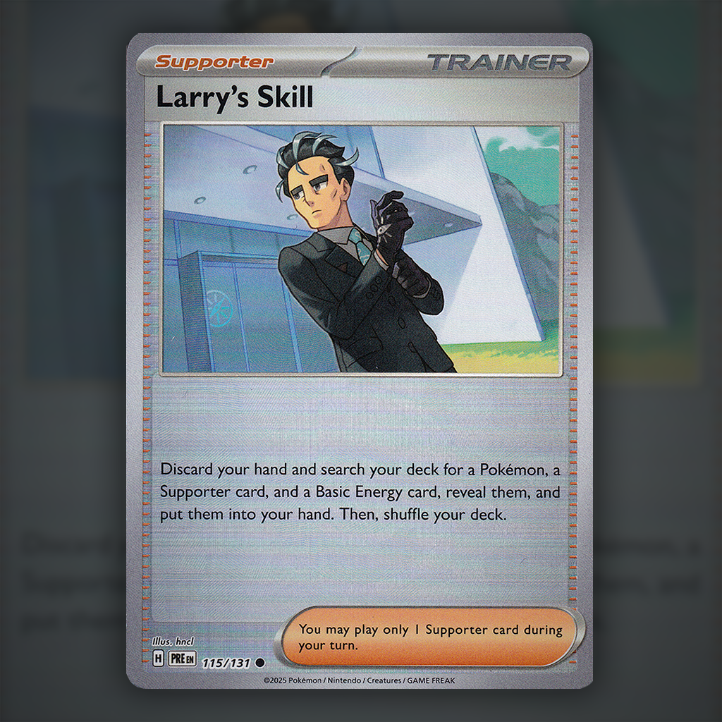 115/131 - Larry's Skill (Reverse Holo) (Pokeball)