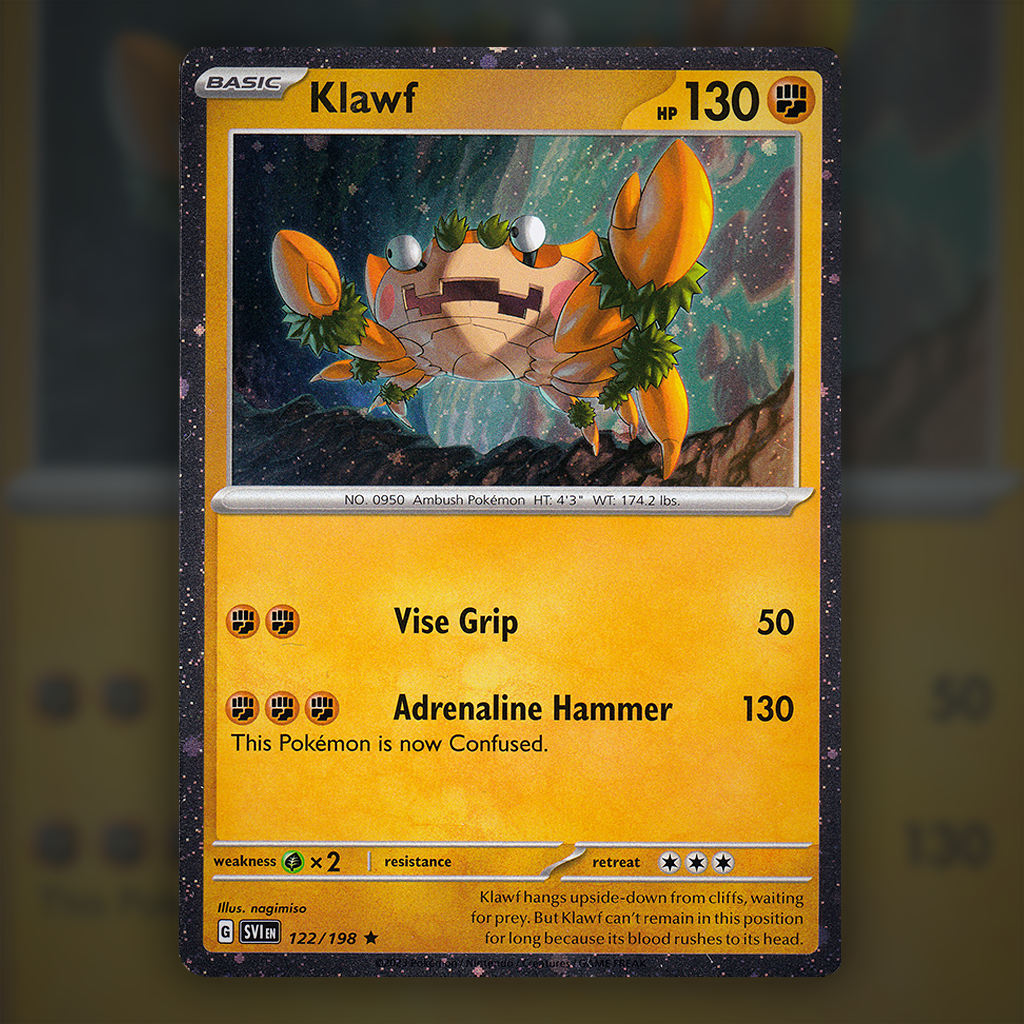 basic klawf pokemon card 122/198 - Klawf (Cosmos) Pokemon Card