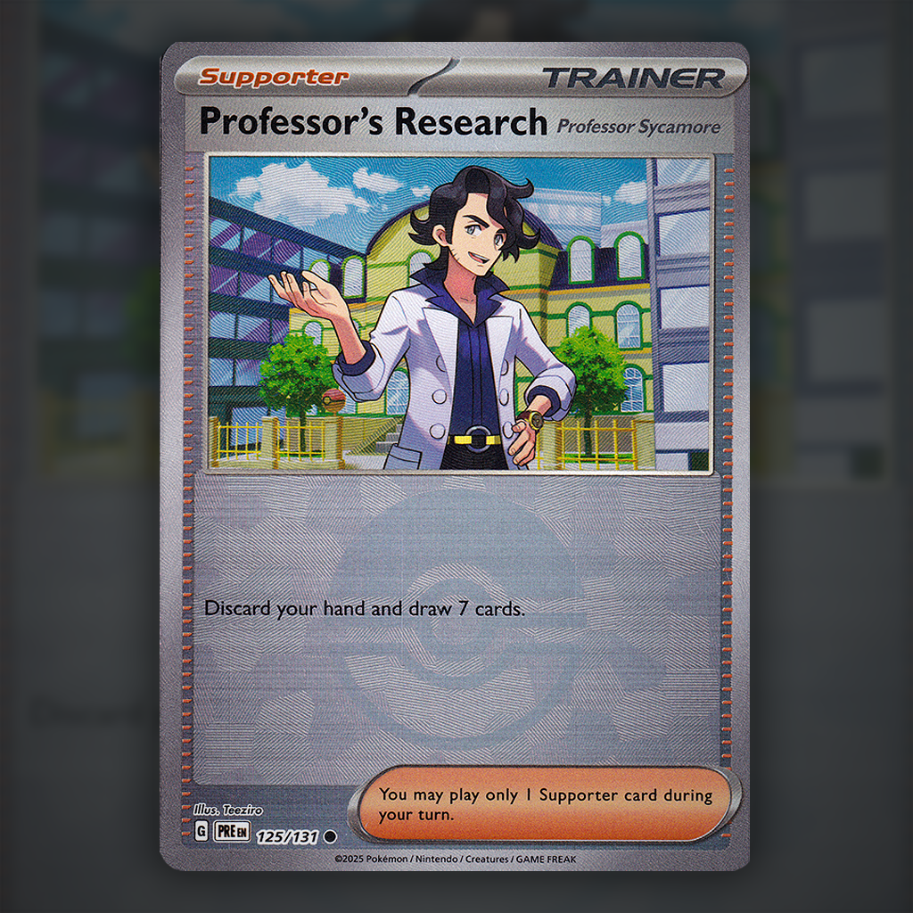 125/131 - Professor's Research (Reverse Holo) (Pokeball)