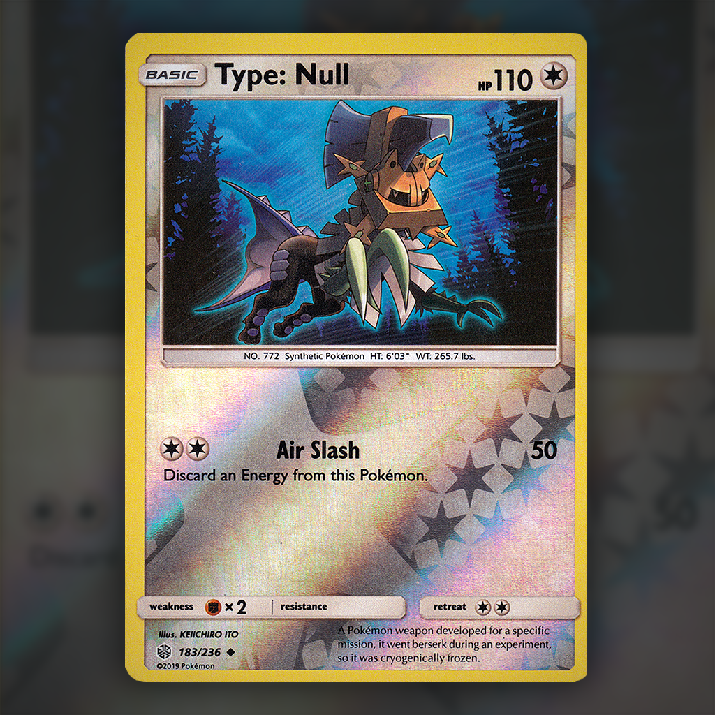 183/236 - Type: Null (Reverse Holo)