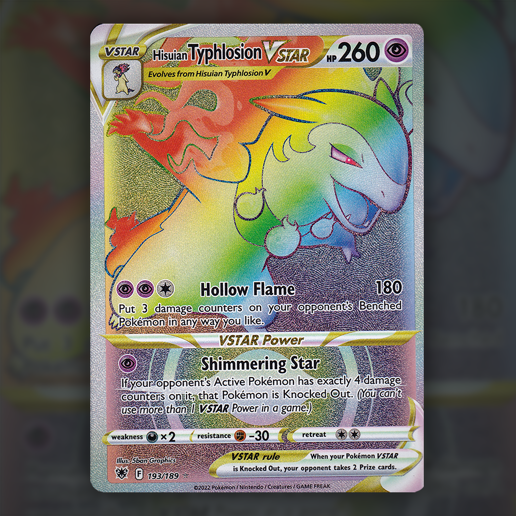 193/189 - Hisuian Typhlosion VSTAR