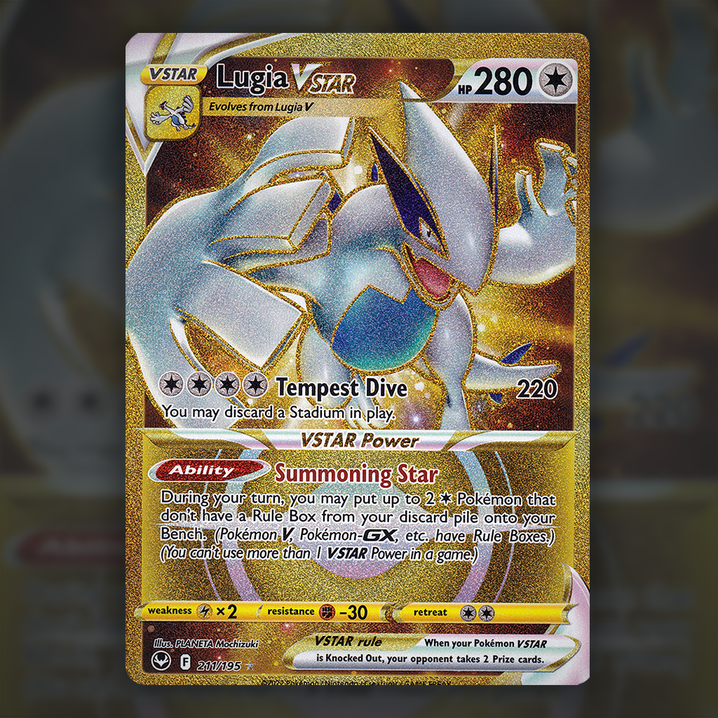 211/195 - Lugia VSTAR Pokemon Card | Silver Tempest Cup of Cards 211/195 - Lugia VSTAR Pokemon Card | Silver Tempest Cup of Cards