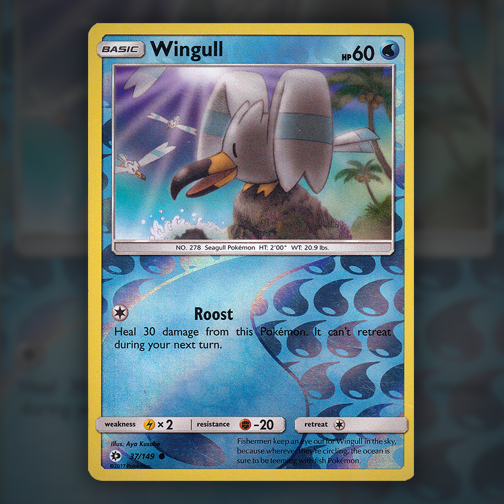 wingull pokemon card value Wingull - #37/149 - Common - Pokemon Card-LP