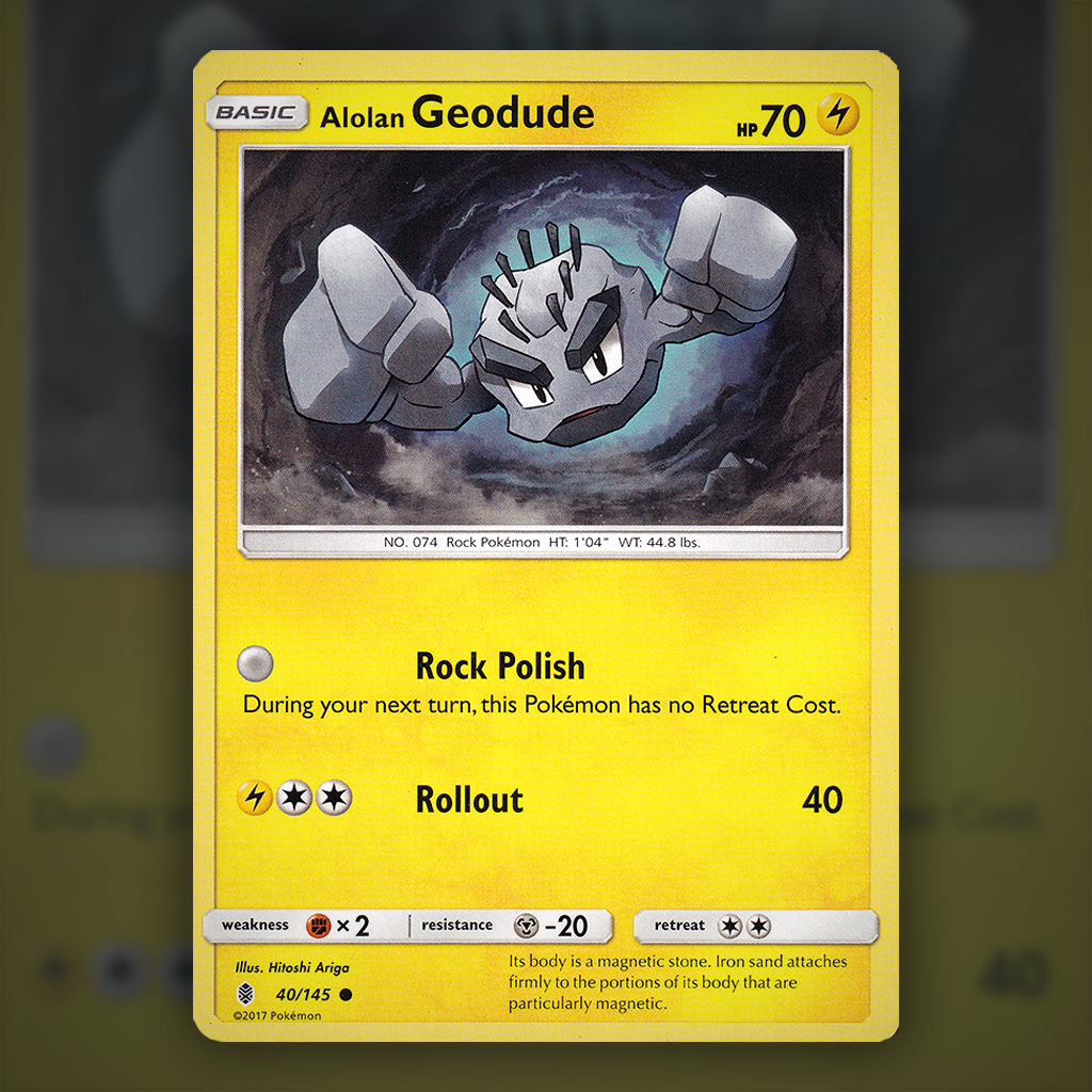 alolan geodude pokemon card Alolan Geodude - 32/111 - Crimson Invasion