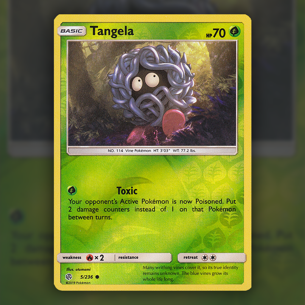 tangela pokemon card price 005/236 - Tangela (Reverse Holo) Pokemon Card