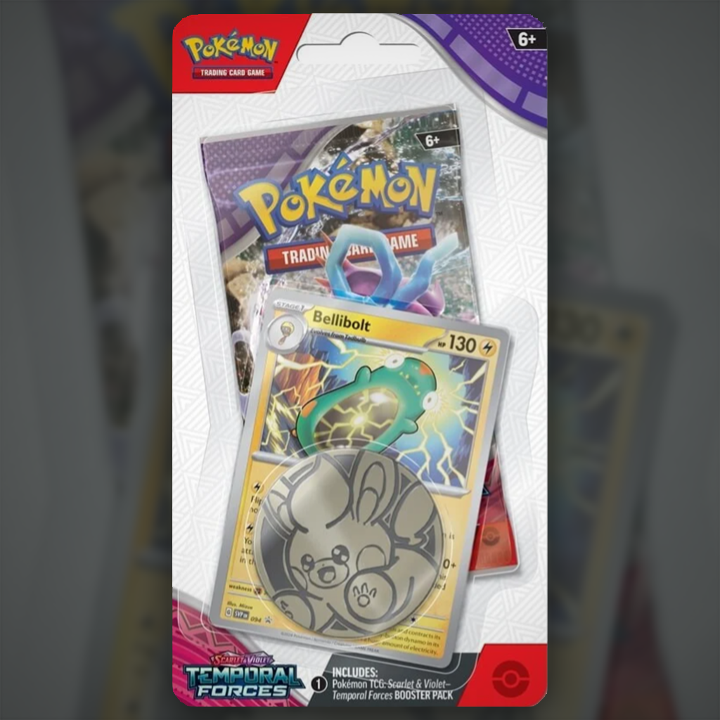 Pokemon Scarlet & Violet Temporal Forces: Checklane Blister Bellibolt