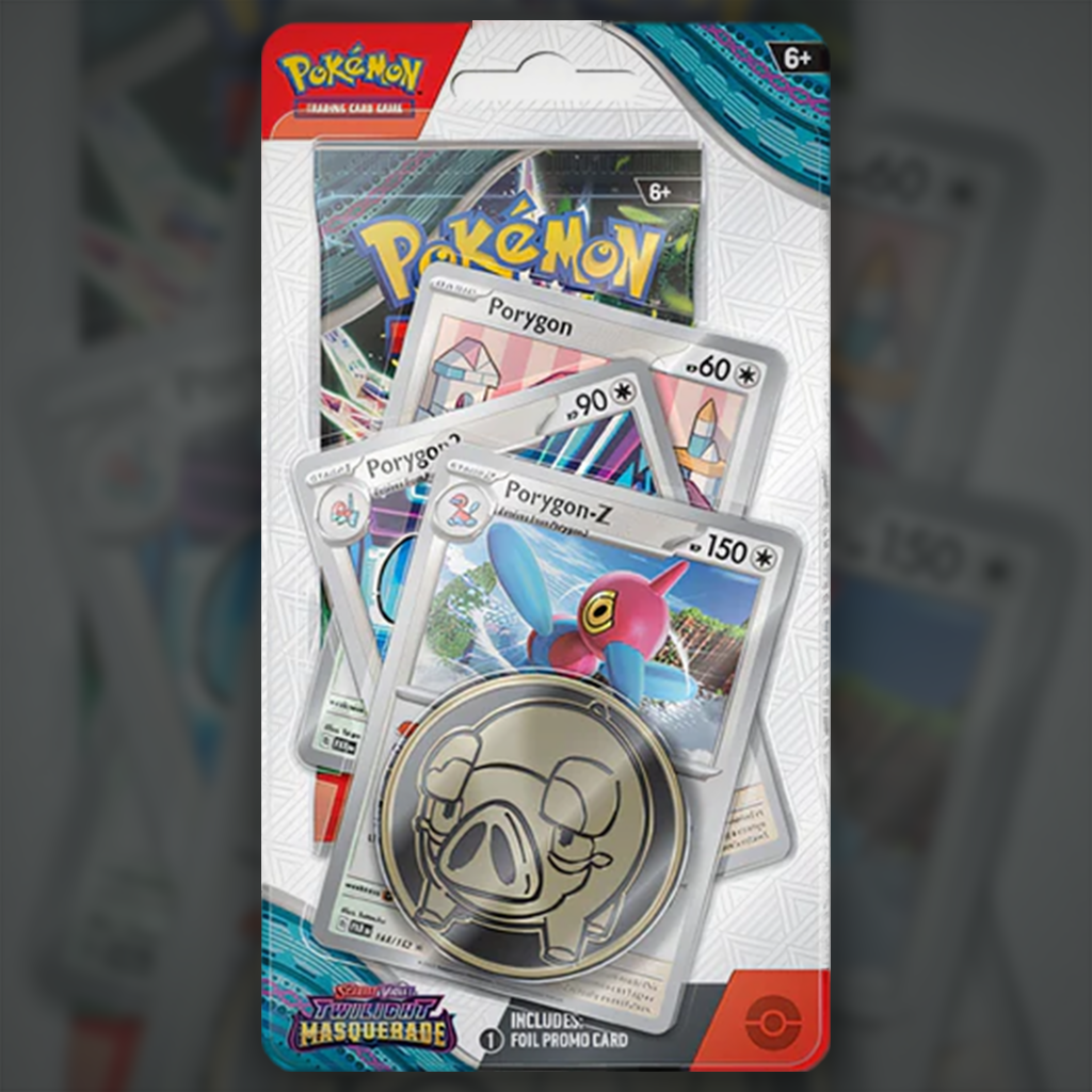 Pokemon Scarlet & Violet Twilight Masquerade: Premium Checklane Blister Porygon-Z