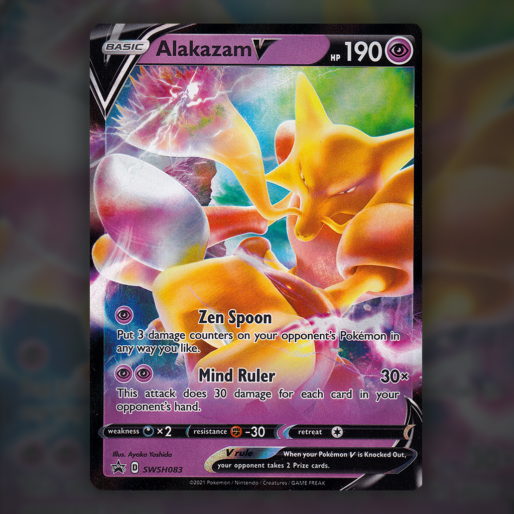 SWSH083 - Alakazam V Pokemon Card