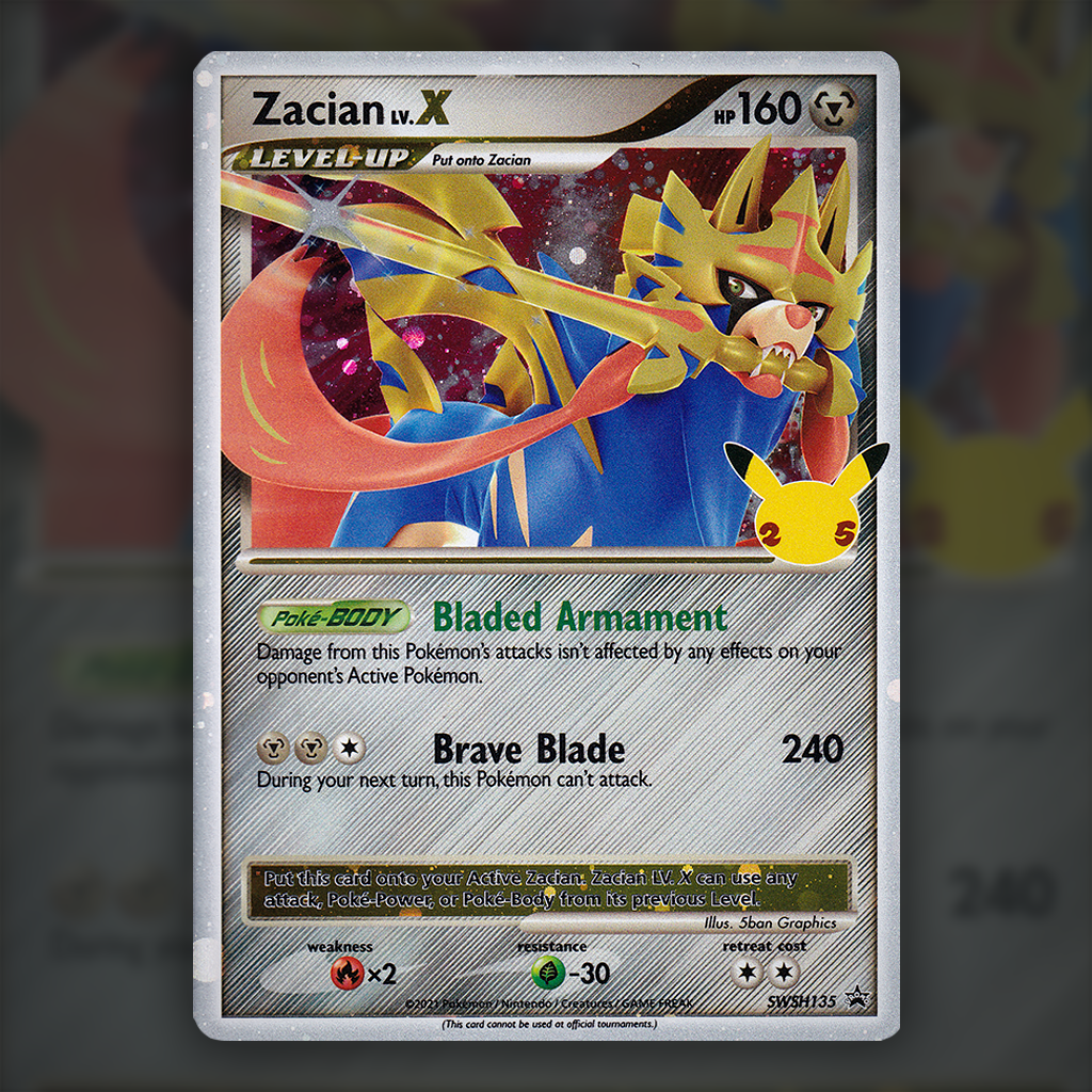 Zacian LV. X - SWSH135