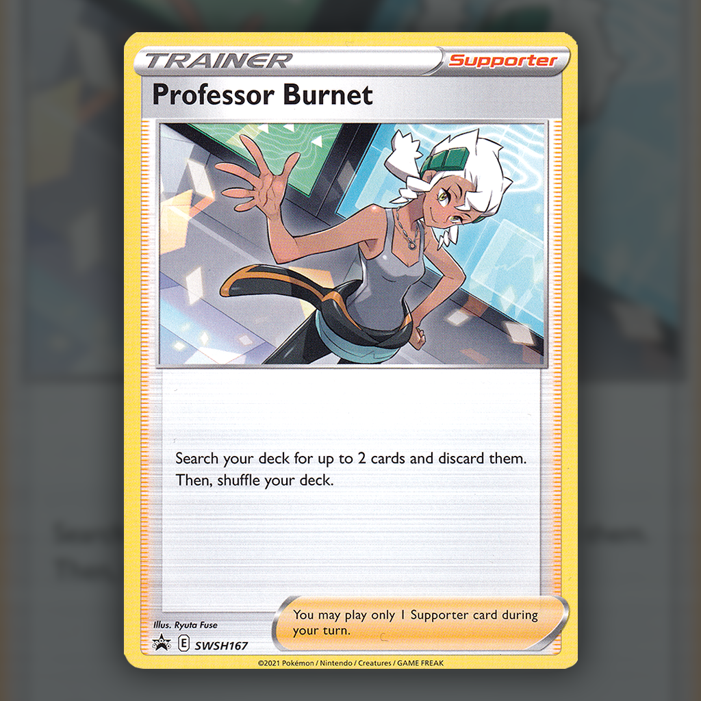 SWSH167 - Professor Burnet Pokemon Card