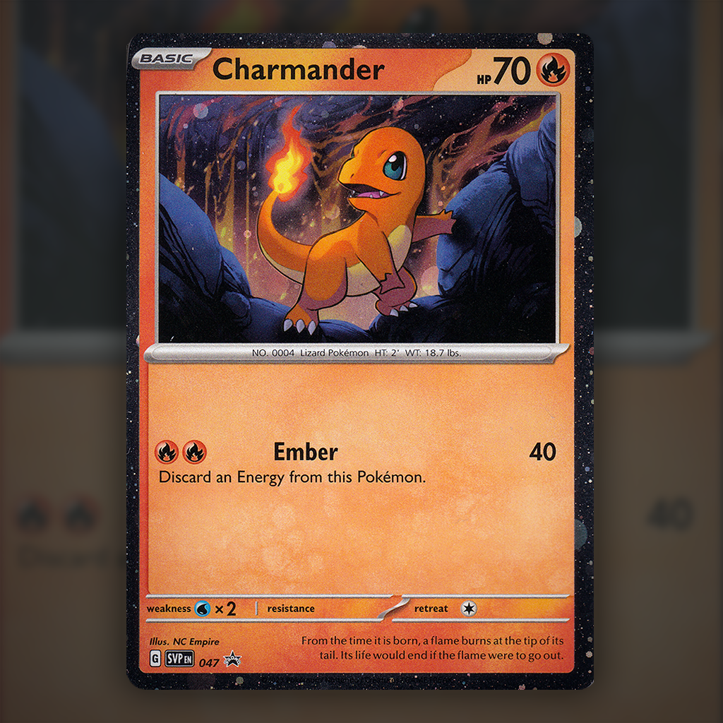 SVP047 - Charmander Pokemon Card