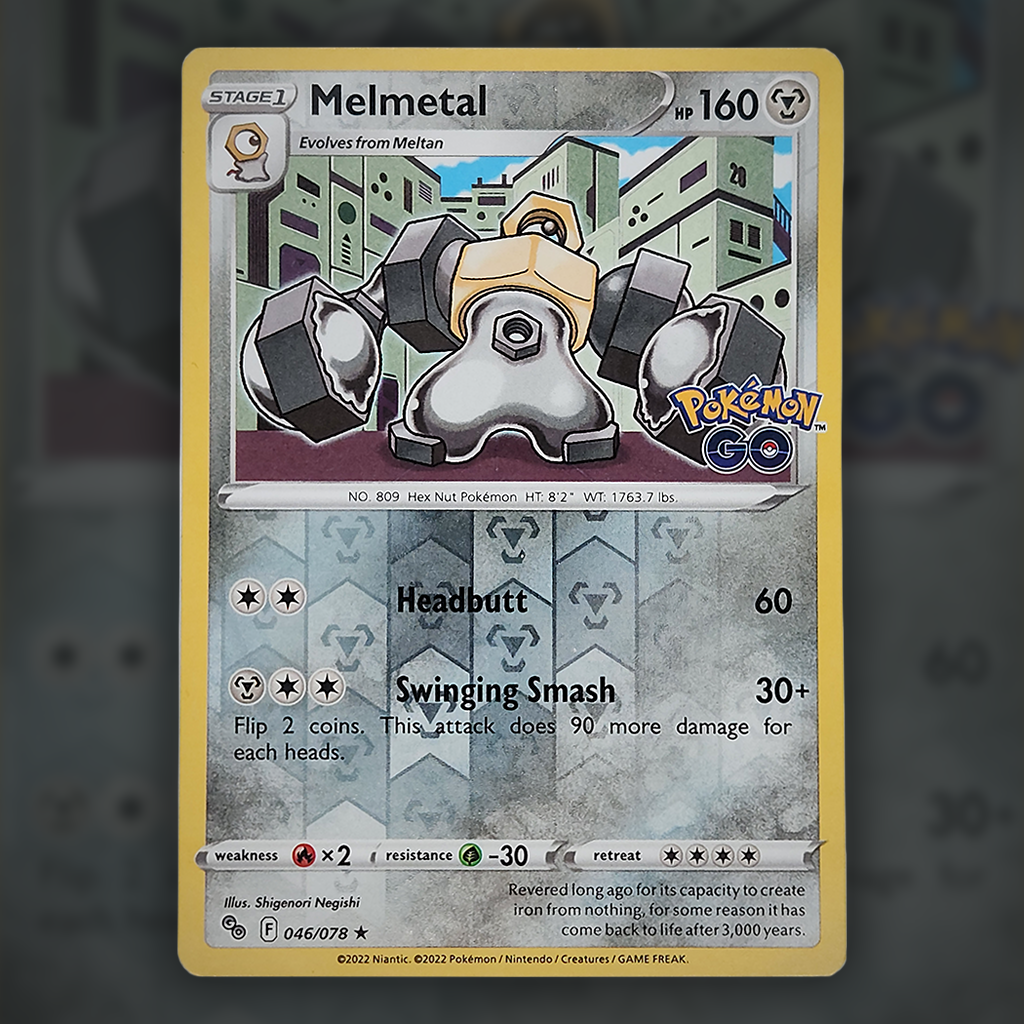 melmetal pokemon go card 046/078 - Melmetal (Reverse Holo) Pokemon Card