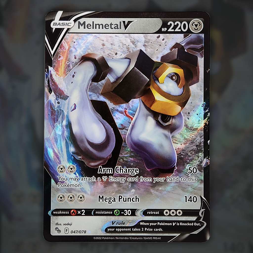 melmetal pokemon go card 047/078 - Melmetal V Pokemon Card