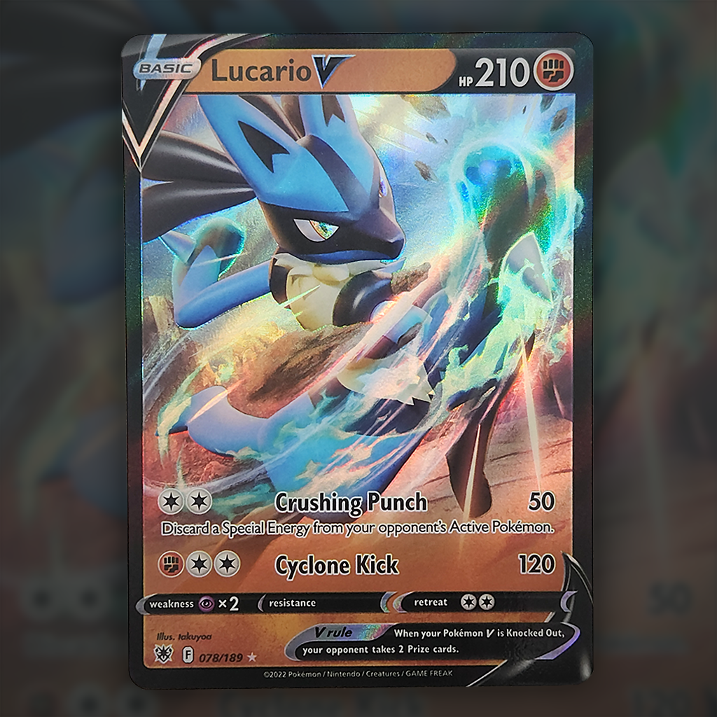 Lucario-V (078/189), Busca de Cards