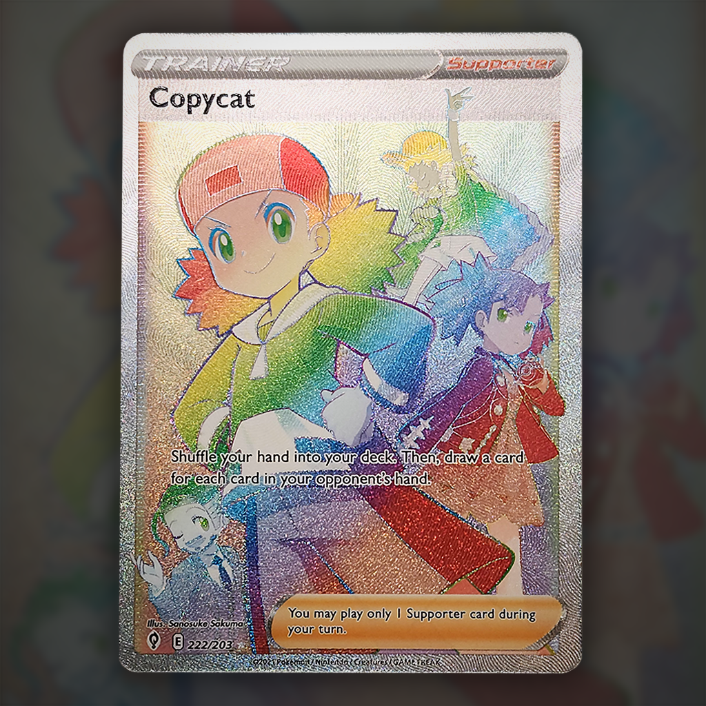 222/203 - Copycat Pokemon Card | Evolving Skies Cup of Cards 222/203 - Copycat Pokemon Card | Evolving Skies Cup of Cards