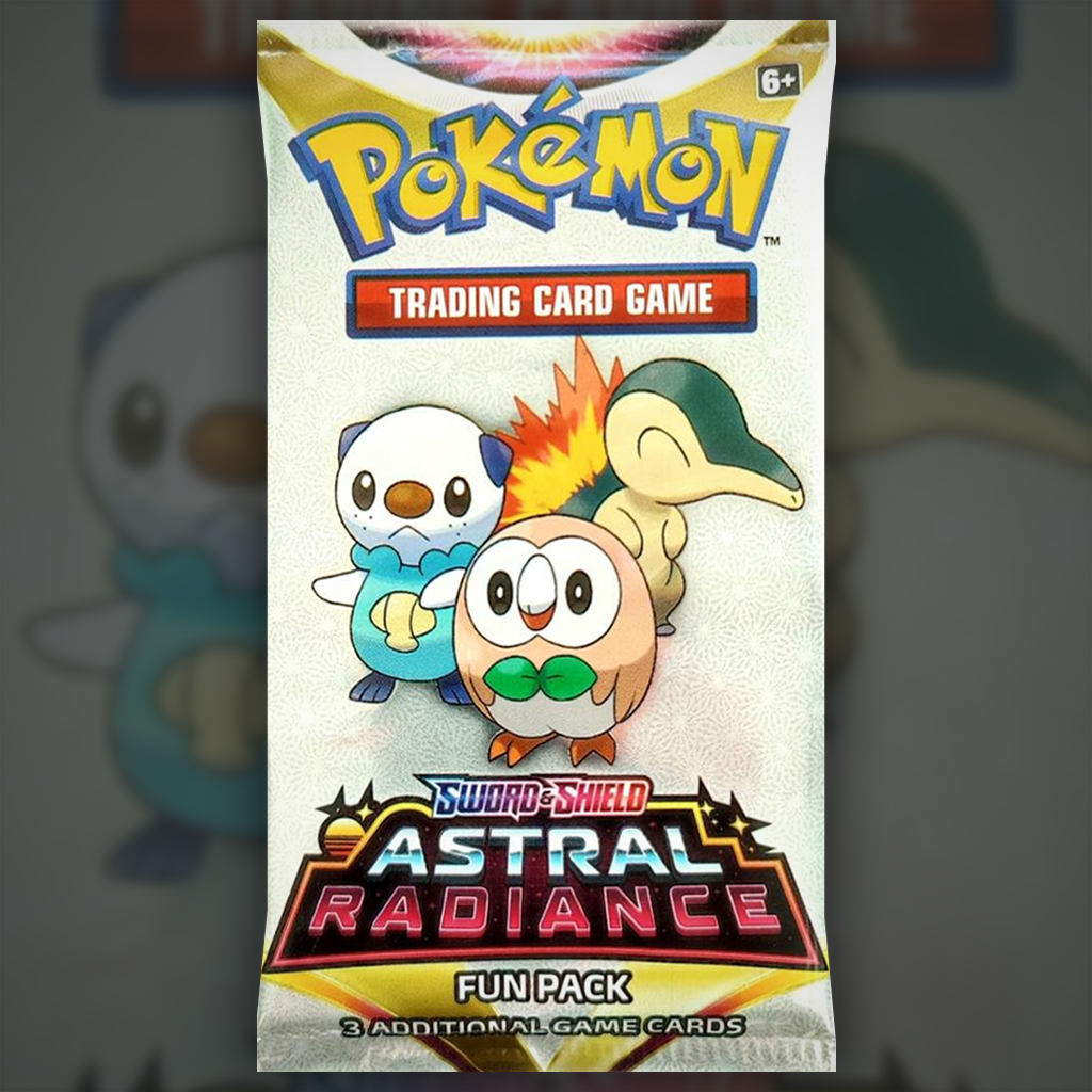 Astral Radiance Fun Pack Pokemon booster pack Cup of Cards Astral Radiance Fun Pack Pokemon booster pack Cup of Cards