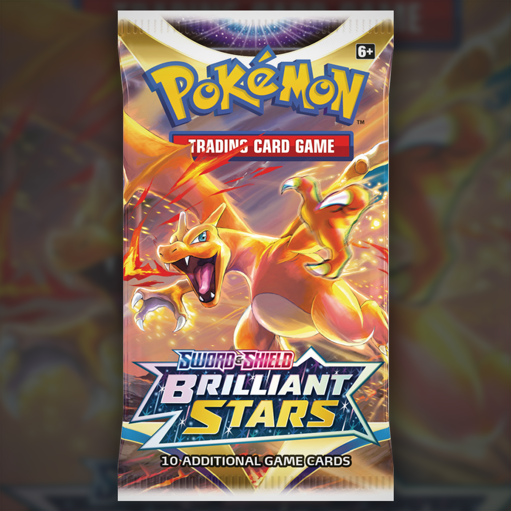 Brilliant Stars Booster Pack Pokemon booster pack Cup of Cards Brilliant Stars Booster Pack Pokemon booster pack Cup of Cards