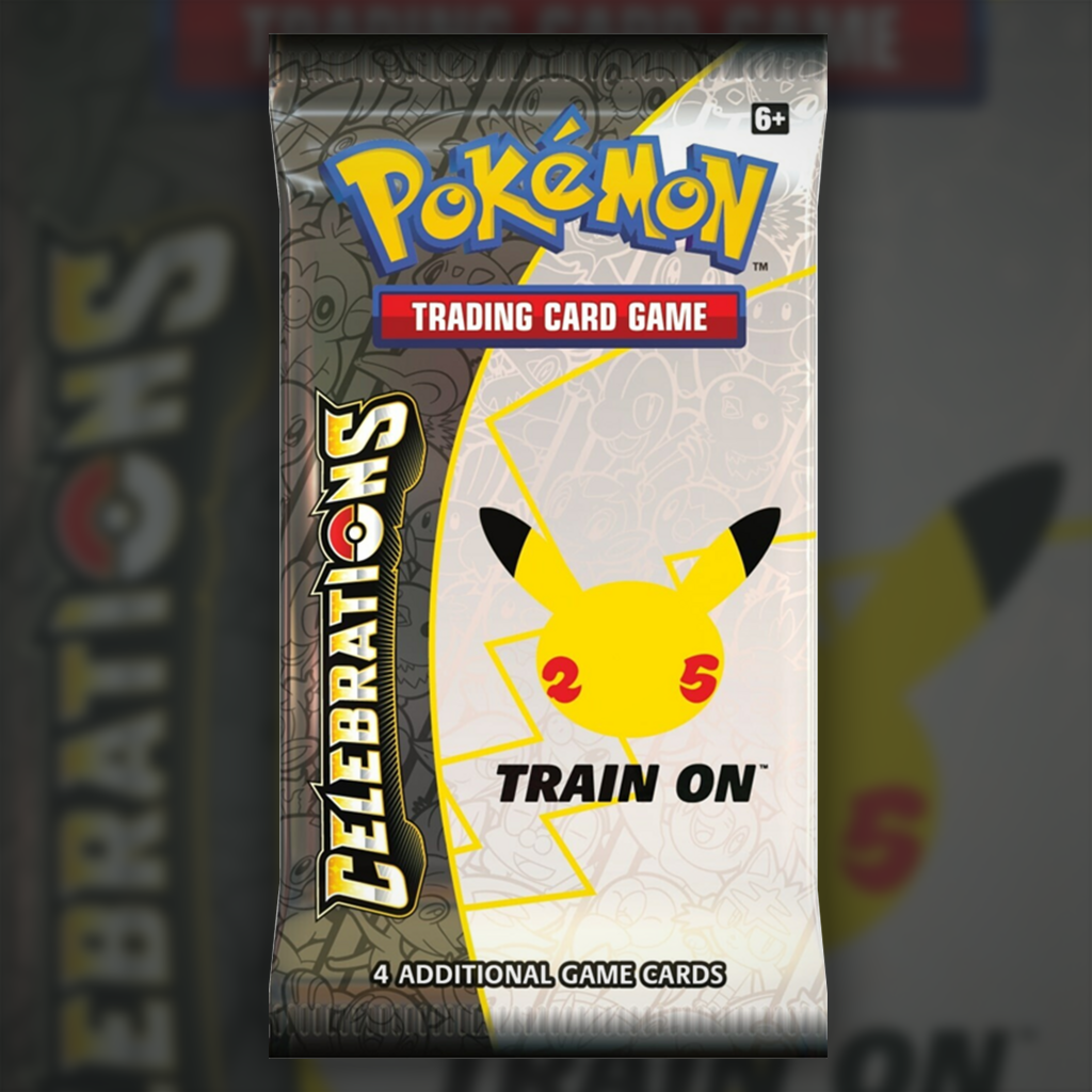 Celebrations Booster Pack Pokemon booster pack Cup of Cards Celebrations Booster Pack Pokemon booster pack Cup of Cards