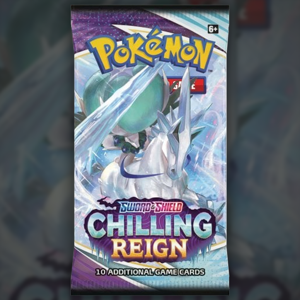 Chilling Reign Booster Pack Pokemon booster pack Cup of Cards Chilling Reign Booster Pack Pokemon booster pack Cup of Cards