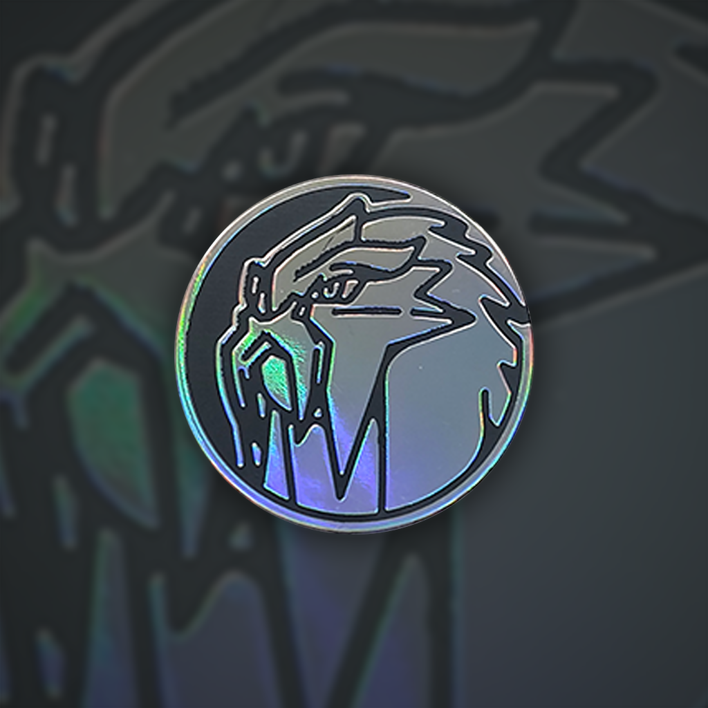 Entei Coin - Black and Silver