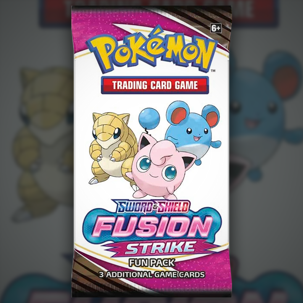 Fusion Strike Fun Pack Pokemon booster pack Cup of Cards Fusion Strike Fun Pack Pokemon booster pack Cup of Cards