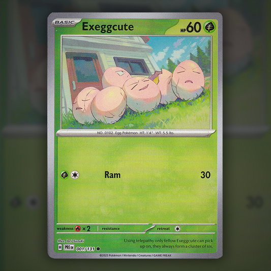 001/131 - Exeggcute (Reverse Holo) (Pokeball)