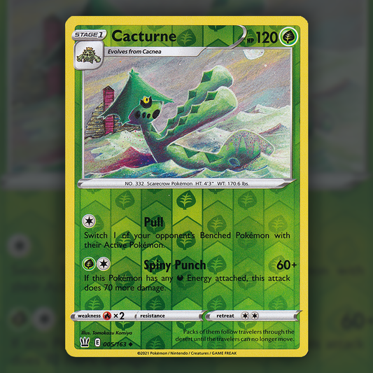 005/163 - Cacturne (Reverse Holo)