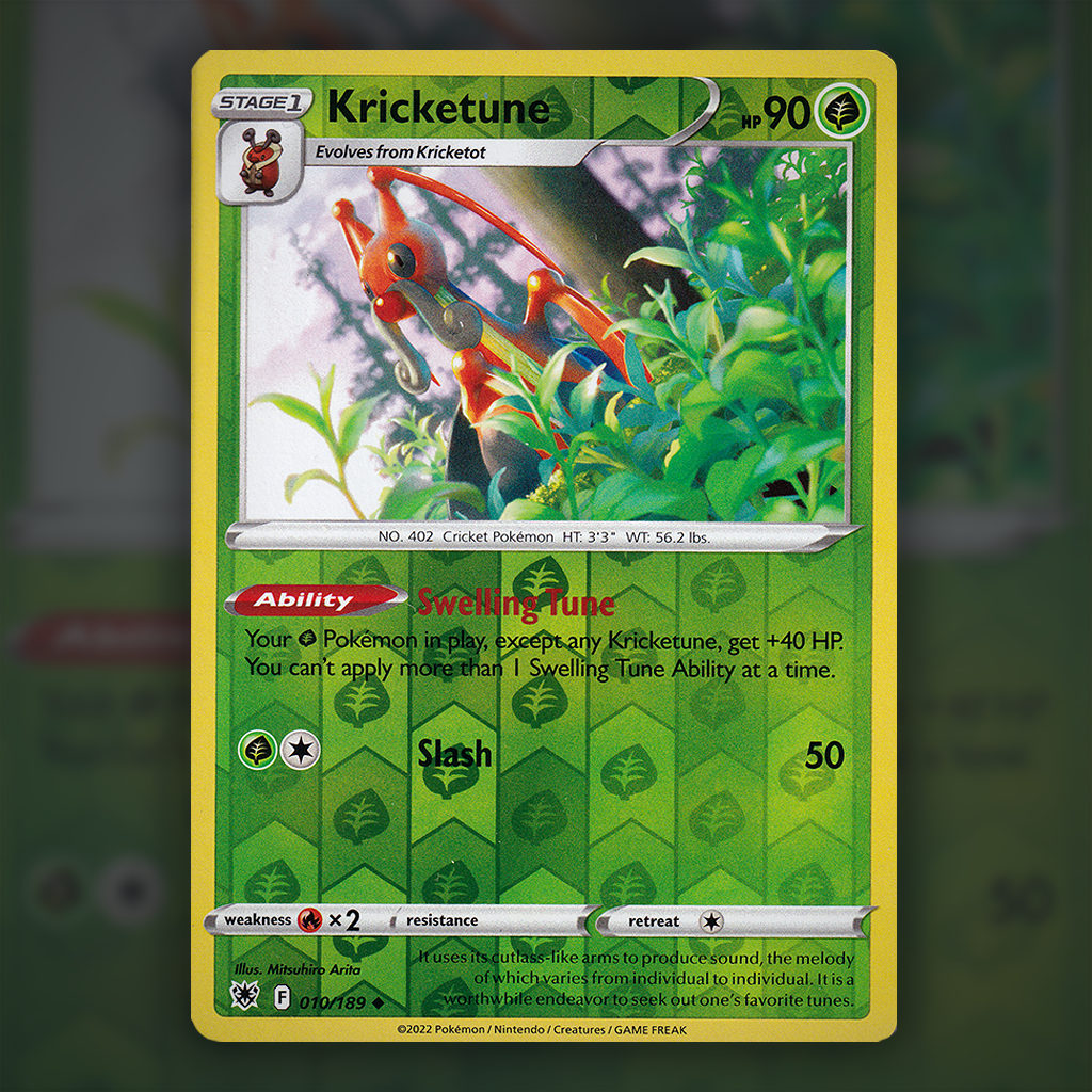 010/189 - Kricketune (Reverse Holo)