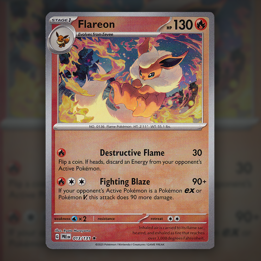013/131 - Flareon (Reverse Holo) (Pokeball)