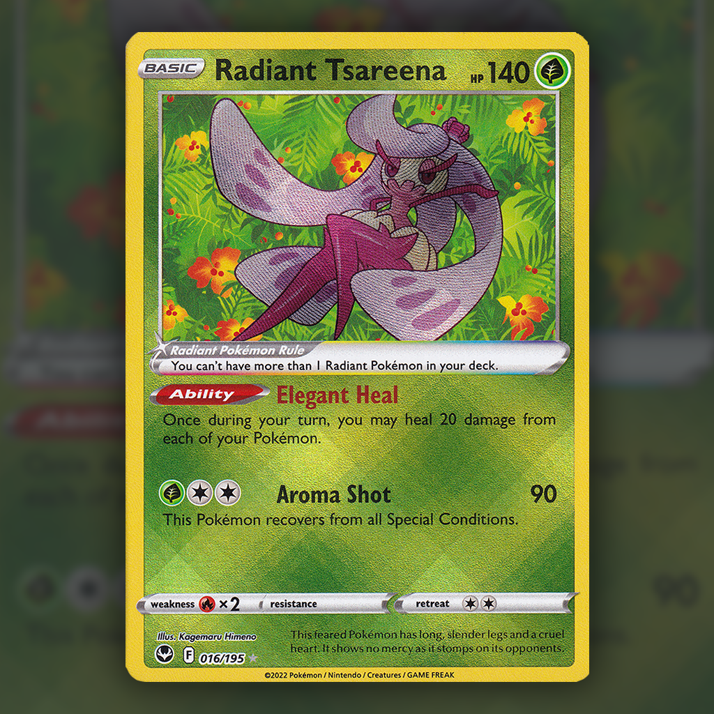 pokemon tsareena card TSAREENA GX, SM56, HP230, JUMBO CARD, NEAR MINT