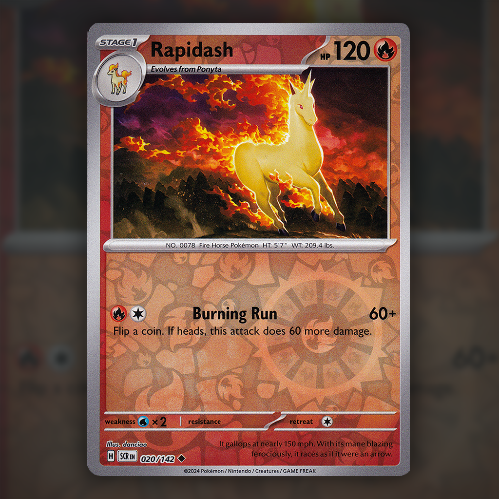 020/142 - Rapidash (Reverse Holo)