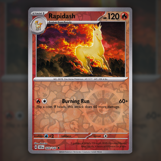 020/142 - Rapidash (Reverse Holo)