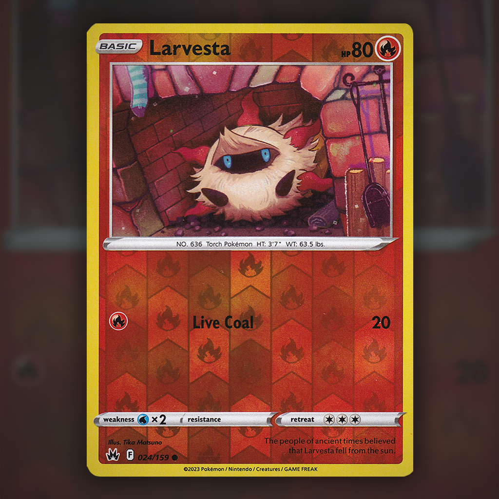 024/159 - Larvesta (Reverse Holo)