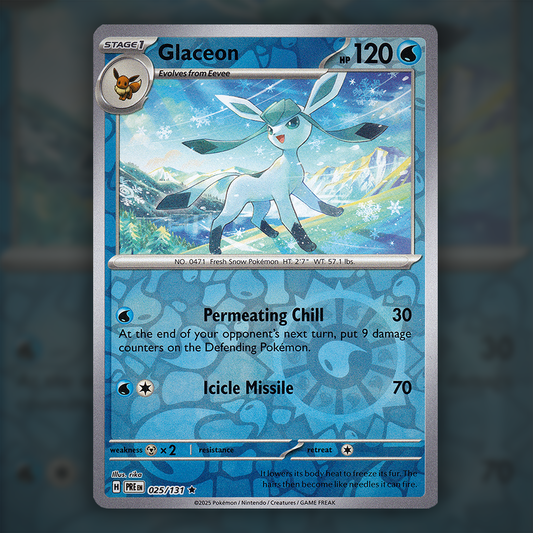 025/131 - Glaceon (Reverse Holo)