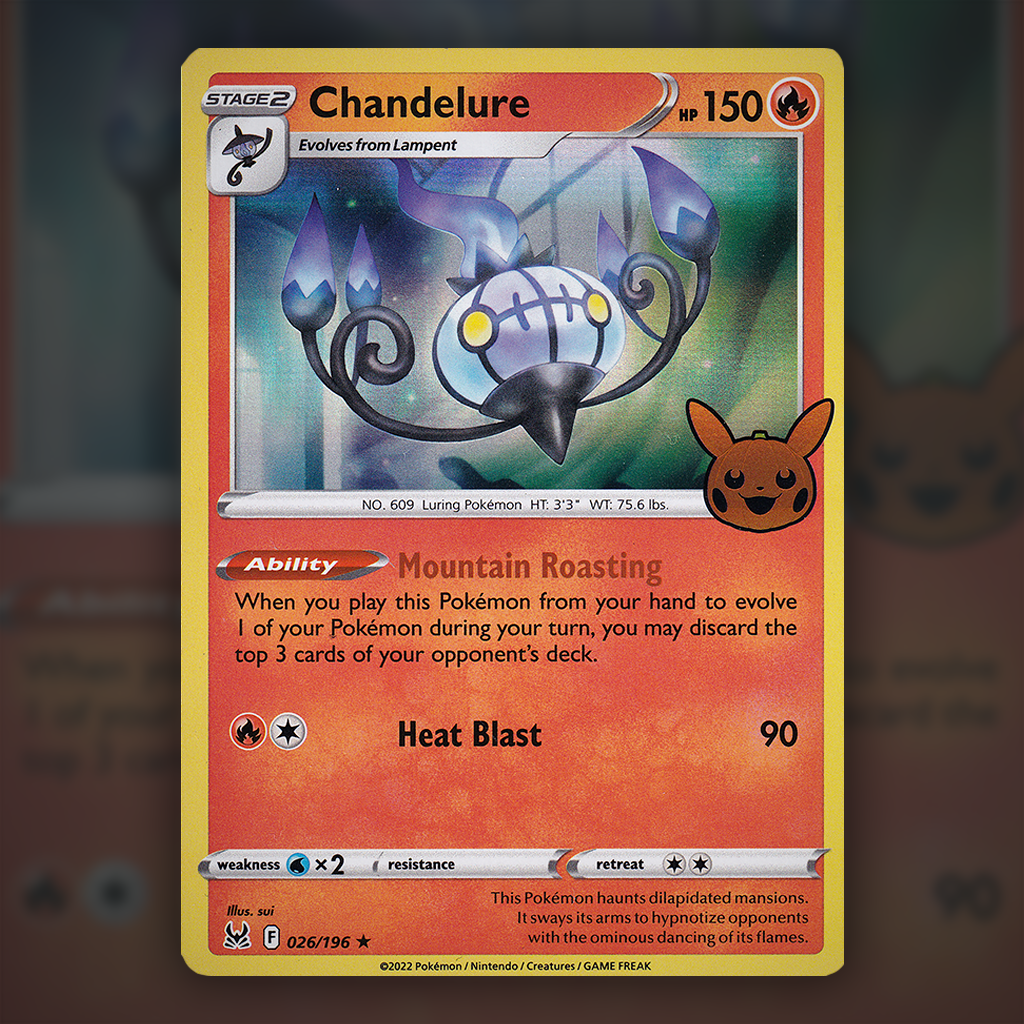 026/196 - Chandelure (Trick or Trade 2023)