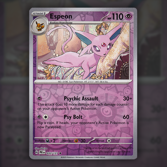 033/131 - Espeon (Reverse Holo)