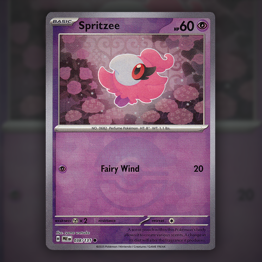 038/131 - Spritzee (Reverse Holo) (Pokeball)