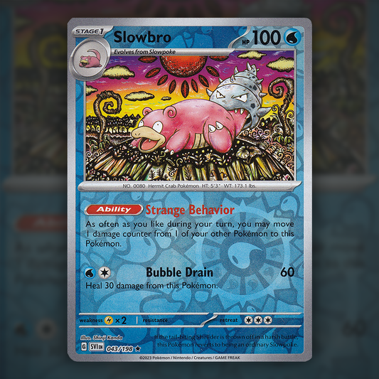 043/198 - Slowbro (Reverse Holo)