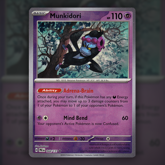 044/131 - Munkidori (Reverse Holo) (Pokeball)